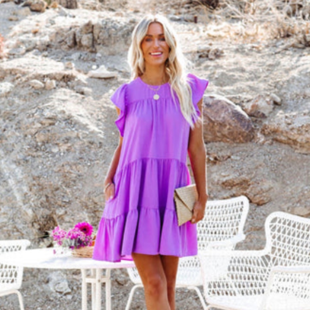 Tiered Babydoll Dress - Picture 2 of 3